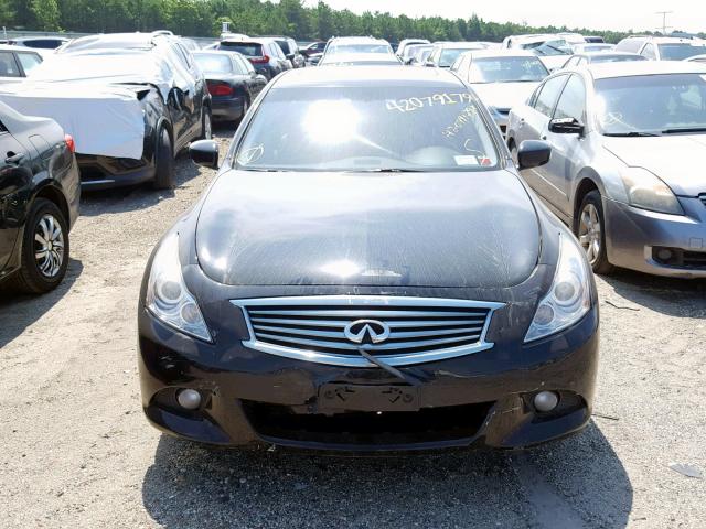 JN1CV6ARXDM767483 - 2013 INFINITI G37 BLACK photo 9