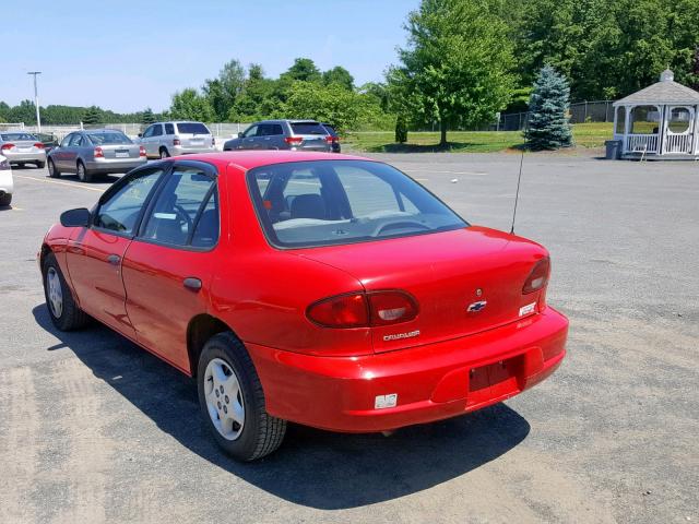 1G1JC524717381551 - 2001 CHEVROLET CAVALIER B RED photo 3