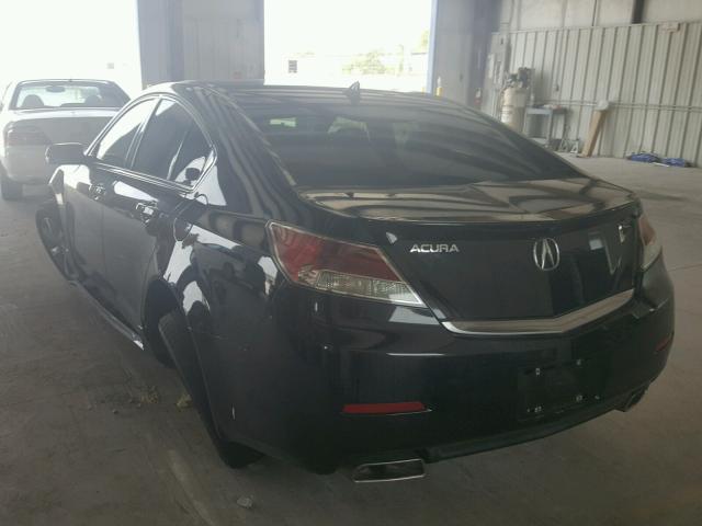 19UUA8F52CA038295 - 2012 ACURA TL BLACK photo 3