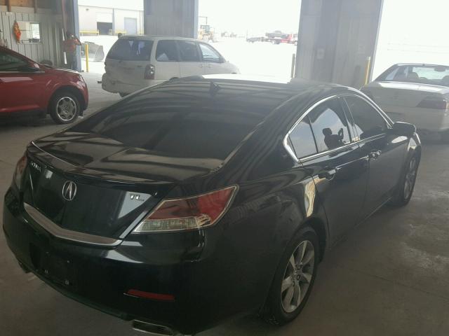 19UUA8F52CA038295 - 2012 ACURA TL BLACK photo 4