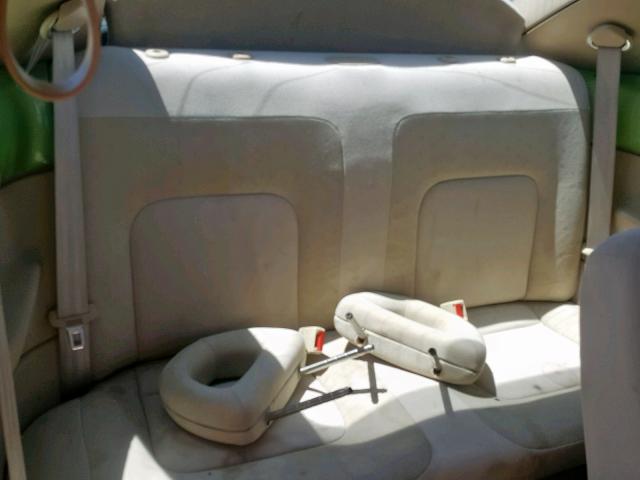 3VWCA21C8YM425213 - 2000 VOLKSWAGEN NEW BEETLE მწვანე ფოტო 6