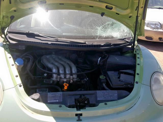 3VWCA21C8YM425213 - 2000 VOLKSWAGEN NEW BEETLE მწვანე ფოტო 7