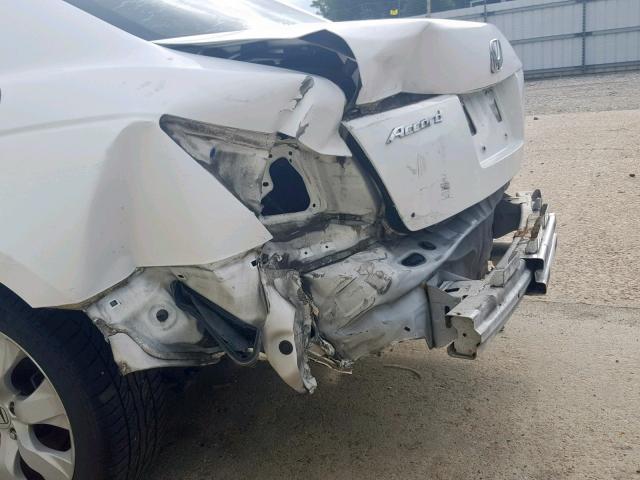 1HGCP268X8A135883 - 2008 HONDA ACCORD EXL WHITE photo 9