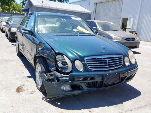 WDBUF65J33A121266 - 2003 MERCEDES-BENZ E 320 GREEN photo 1