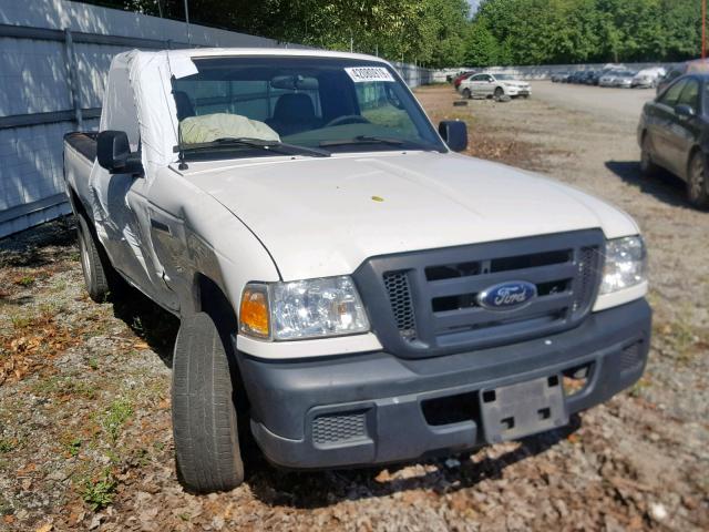 1FTYR10DX6PA08947 - 2006 FORD RANGER WHITE photo 1