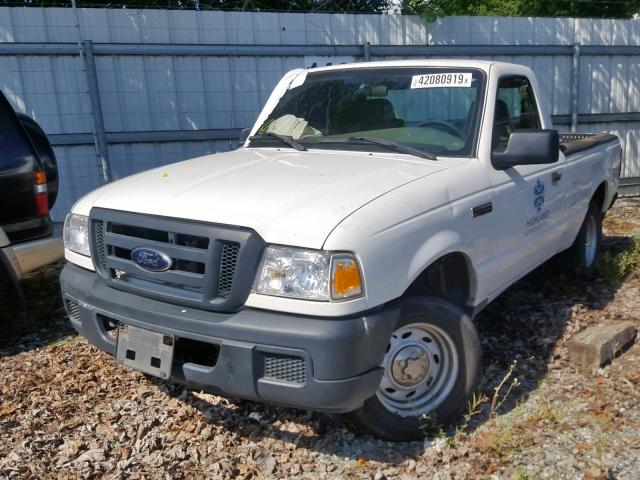 1FTYR10DX6PA08947 - 2006 FORD RANGER WHITE photo 2