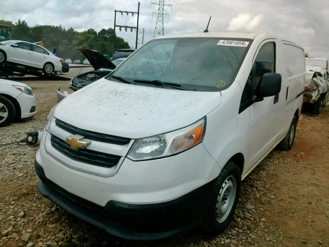 3N63M0YN9FK695224 - 2015 CHEVROLET CITY EXPRE WHITE photo 2