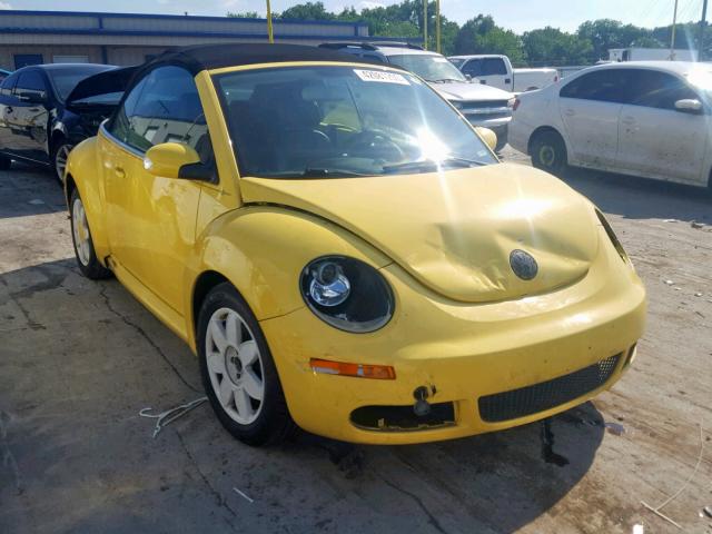 3VWPF31Y08M414906 - 2008 VOLKSWAGEN NEW BEETLE ყვითელი ფოტო 1