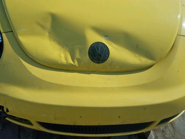 3VWPF31Y08M414906 - 2008 VOLKSWAGEN NEW BEETLE ყვითელი ფოტო 9