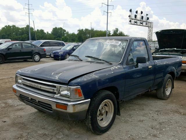 JT4RN81P8K0009020 - 1989 TOYOTA PICKUP 1/2 BLUE photo 2