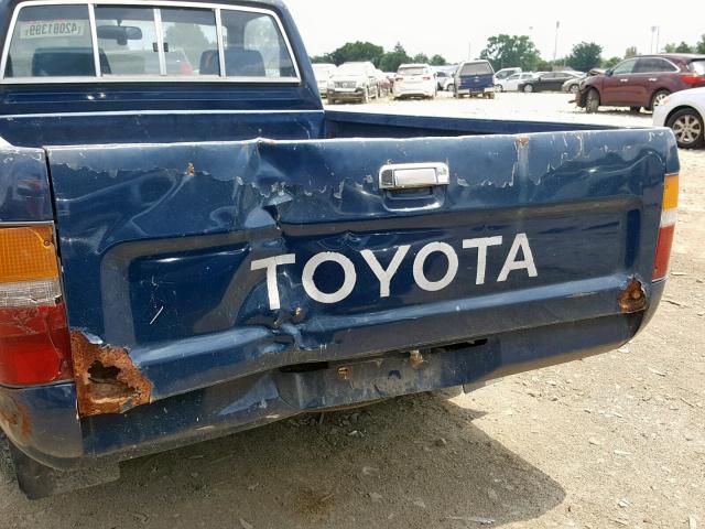 JT4RN81P8K0009020 - 1989 TOYOTA PICKUP 1/2 BLUE photo 9