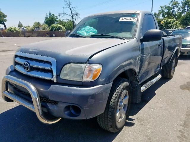 5TBJU32106S461066 - 2006 TOYOTA TUNDRA BLUE photo 2