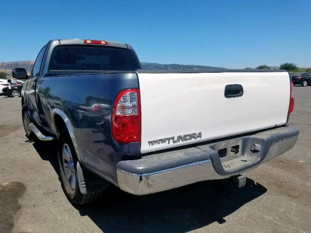 5TBJU32106S461066 - 2006 TOYOTA TUNDRA BLUE photo 3