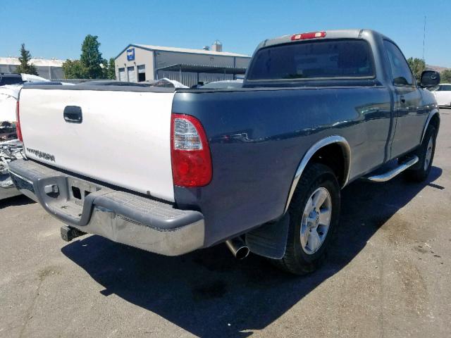 5TBJU32106S461066 - 2006 TOYOTA TUNDRA BLUE photo 4