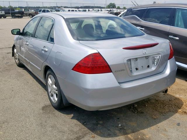 1HGCM56337A137391 - 2007 HONDA ACCORD SE SILVER photo 3