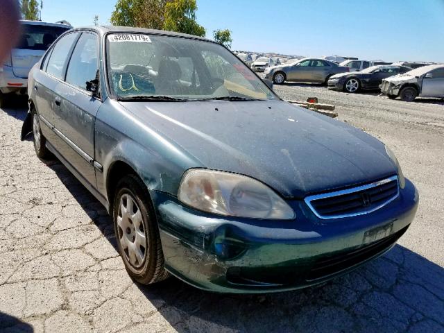 2HGEJ661XXH512023 - 1999 HONDA CIVIC BASE GREEN photo 1