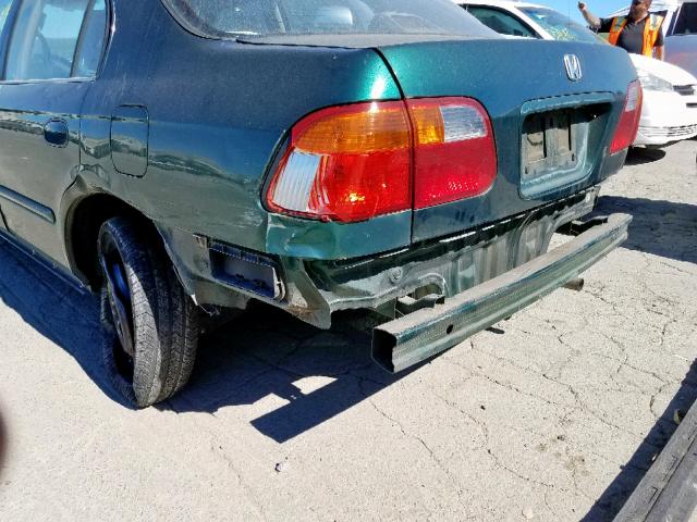 2HGEJ661XXH512023 - 1999 HONDA CIVIC BASE GREEN photo 9