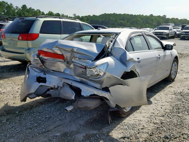 3LNDL2L36BR763004 - 2011 LINCOLN MKZ HYBRID SILVER photo 4