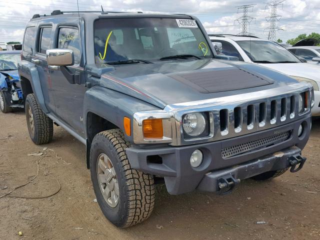 5GTDN136568179566 - 2006 HUMMER H3 GRAY photo 1