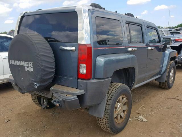 5GTDN136568179566 - 2006 HUMMER H3 GRAY photo 4