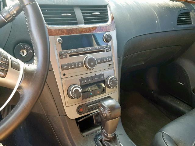 1G1ZE5E19BF311975 - 2011 CHEVROLET MALIBU LTZ შავი ფოტო 9