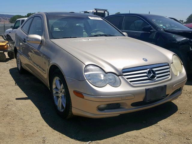 WDBRN40J43A470036 - 2003 MERCEDES-BENZ C 230K SPO GOLD photo 1