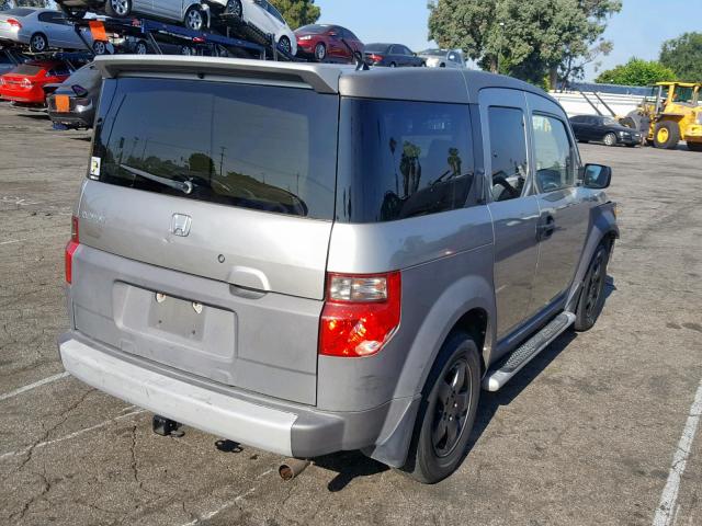 5J6YH28563L010987 - 2003 HONDA ELEMENT EX SILVER photo 4