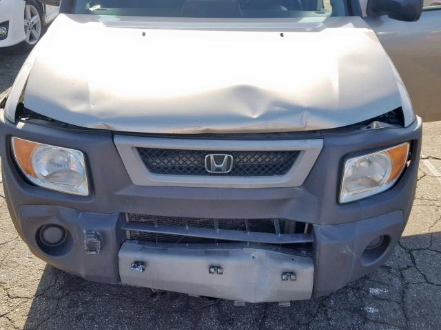 5J6YH28563L010987 - 2003 HONDA ELEMENT EX SILVER photo 7