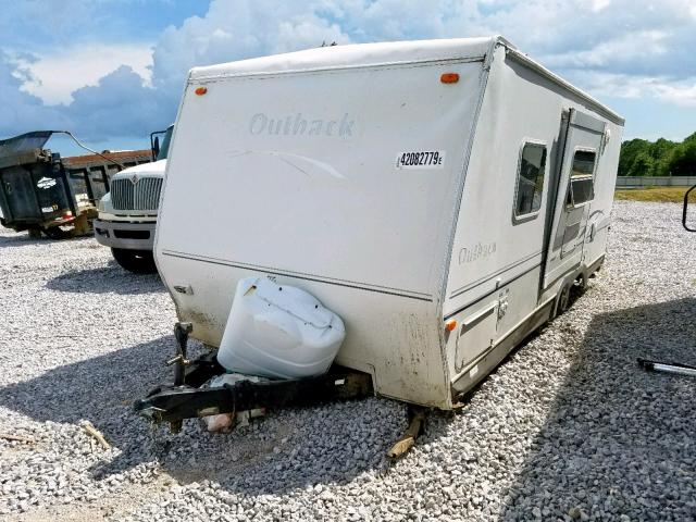 4YDT25F225G909821 - 2005 KEYSTONE OUTBACK WHITE photo 2