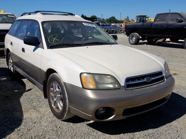 4S3BH665627618120 - 2002 SUBARU LEGACY OUT WHITE photo 1