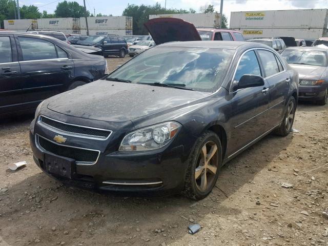 1G1ZC5EU2CF255539 - 2012 CHEVROLET MALIBU 1LT 黑色 照片 2