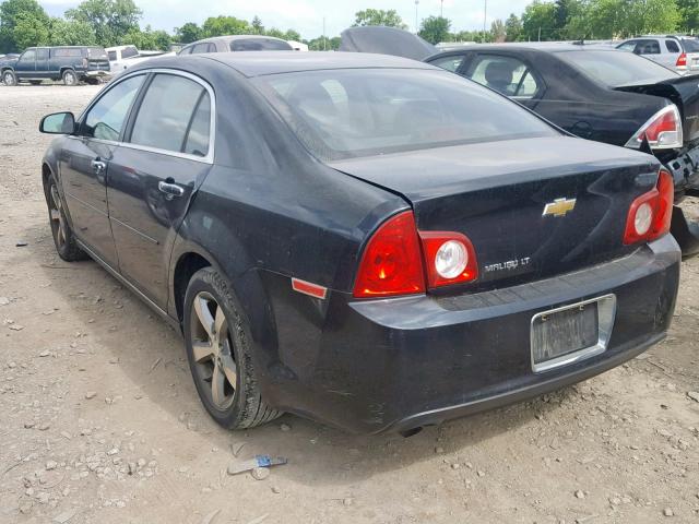 1G1ZC5EU2CF255539 - 2012 CHEVROLET MALIBU 1LT 黑色 照片 3