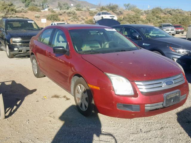 3FAHP06Z27R270643 - 2007 FORD FUSION S RED photo 1