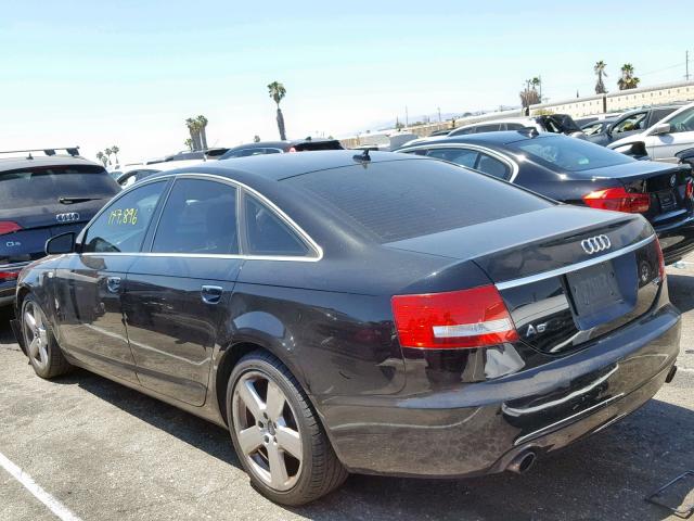 WAUAH74F58N149701 - 2008 AUDI A6 3.2 BLACK photo 3