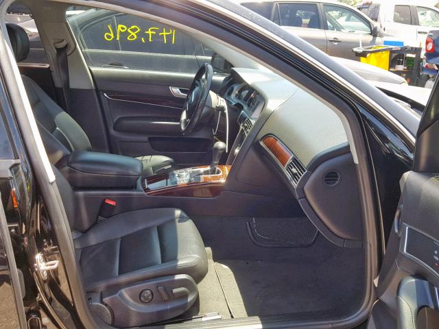 WAUAH74F58N149701 - 2008 AUDI A6 3.2 BLACK photo 5