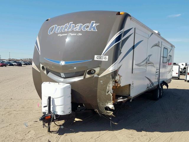 4YDT29825CB452890 - 2013 KEYSTONE OUTBACK CHARCOAL photo 2