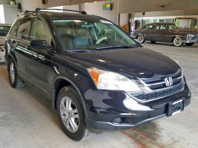 5J6RE4H7XAL025385 - 2010 HONDA CR-V EXL BLACK photo 1