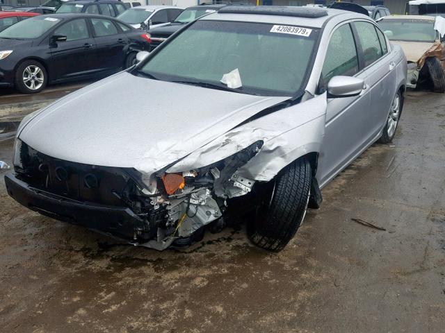 JHMCP26888C030261 - 2008 HONDA ACCORD EXL SILVER photo 2