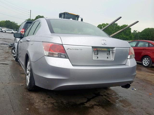 JHMCP26888C030261 - 2008 HONDA ACCORD EXL SILVER photo 3