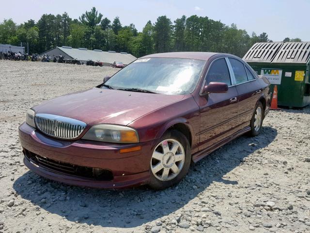 1LNHM87A92Y699035 - 2002 LINCOLN LS MAROON photo 2