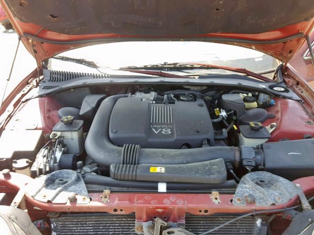 1LNHM87A92Y699035 - 2002 LINCOLN LS MAROON photo 7