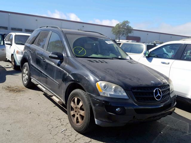 4JGBB86E26A110194 - 2006 MERCEDES-BENZ ML 350 BLACK photo 1