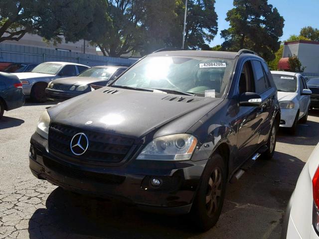 4JGBB86E26A110194 - 2006 MERCEDES-BENZ ML 350 BLACK photo 2