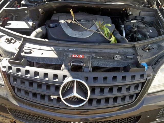 4JGBB86E26A110194 - 2006 MERCEDES-BENZ ML 350 BLACK photo 7