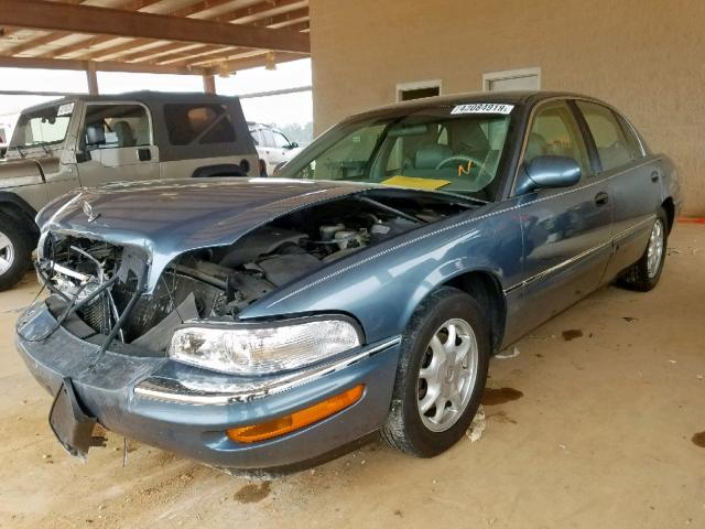 1G4CW54K014195172 - 2001 BUICK PARK AVENU BLUE photo 2