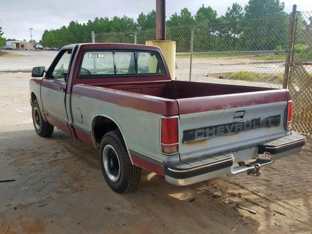 1GCCS14R3M0178299 - 1991 CHEVROLET S TRUCK S1 RED photo 3