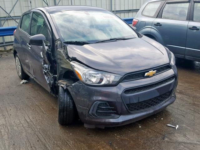 KL8CB6SA8GC626865 - 2016 CHEVROLET SPARK LS GRAY photo 1