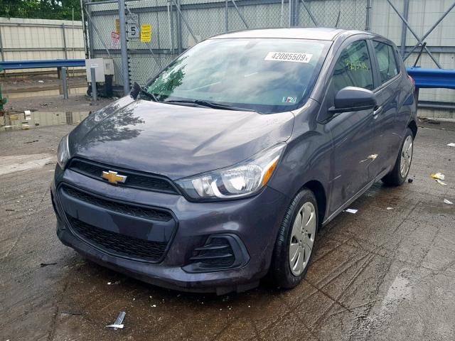 KL8CB6SA8GC626865 - 2016 CHEVROLET SPARK LS GRAY photo 2