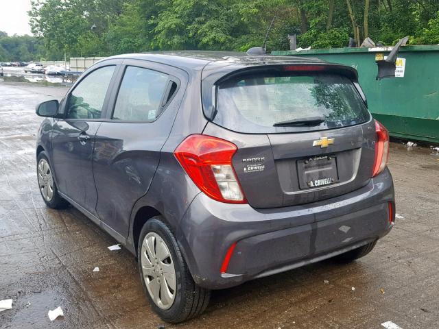 KL8CB6SA8GC626865 - 2016 CHEVROLET SPARK LS GRAY photo 3