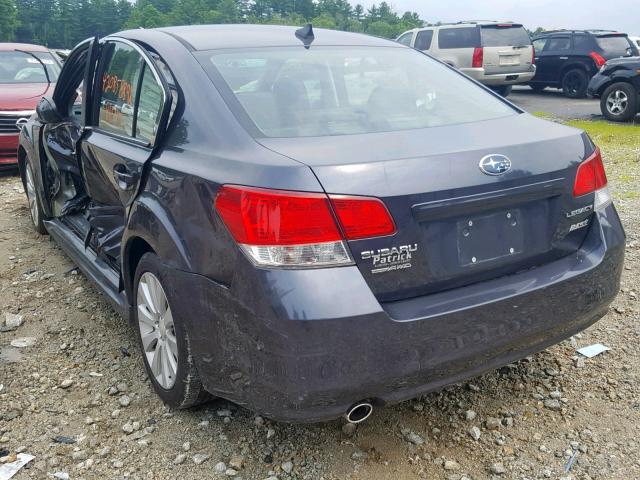 4S3BMBJ68B3234075 - 2011 SUBARU LEGACY 2.5 GRAY photo 3